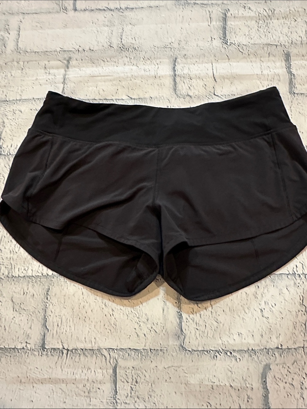 lululemon athletica Black Athletic Running Shorts
